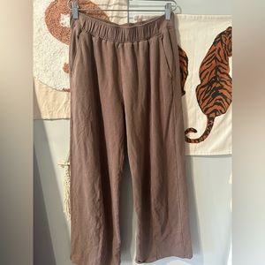 Abercrombie and fitch wide leg sweat pants medium